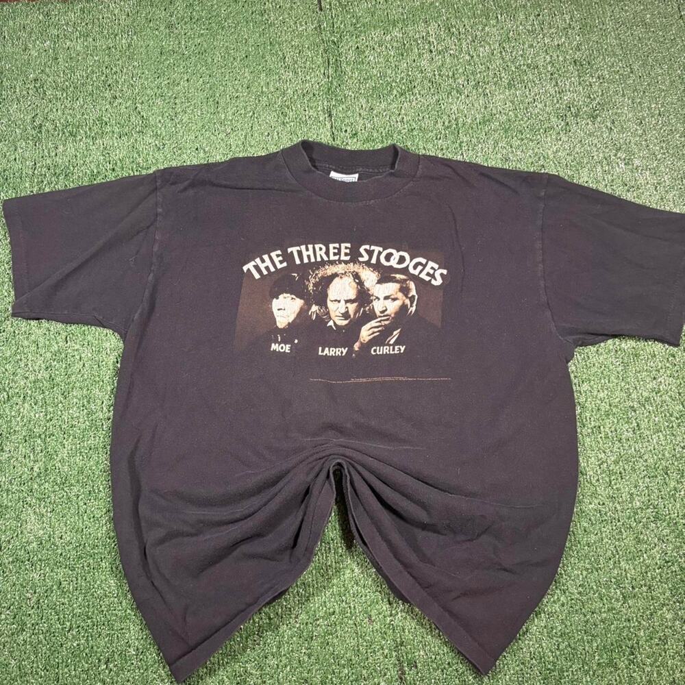1989 vintage the three stooges movie promo tee
